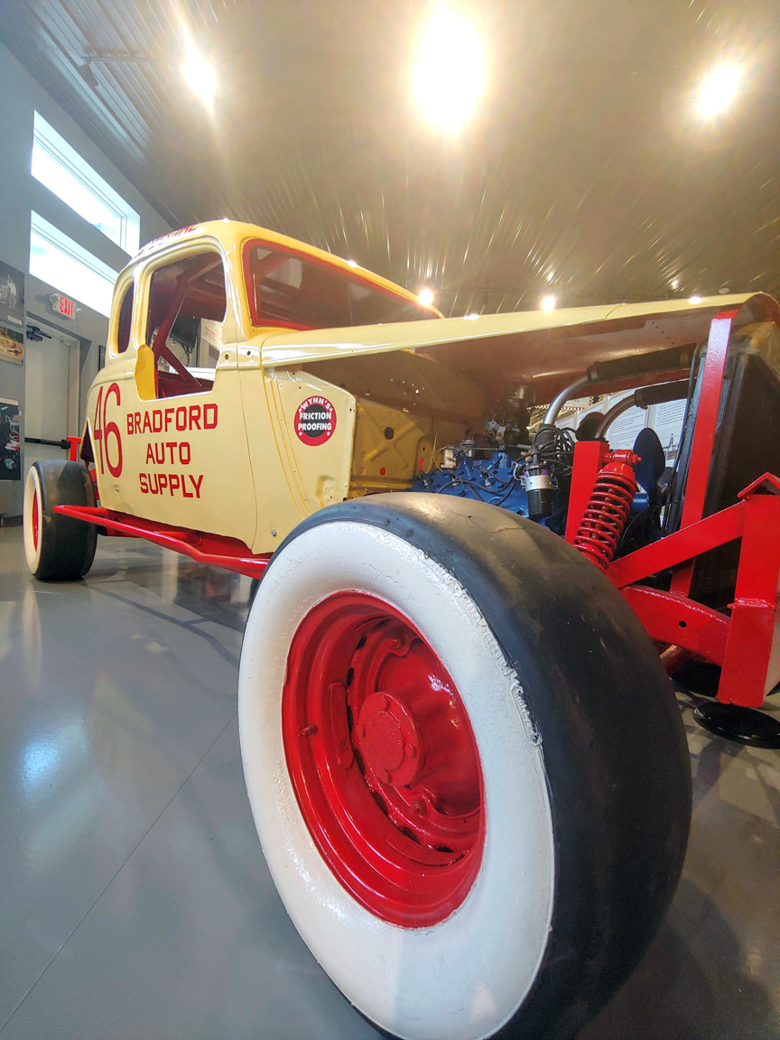 Retro truck at North East Motor Sports Museum